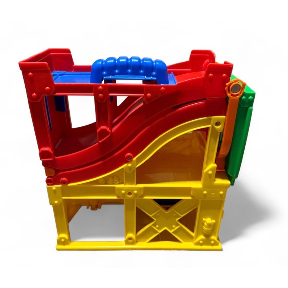 Fisher Price Little People Wheelies Fold 'n Go Rampway Garage 2 Cars - Picture 2 of 6